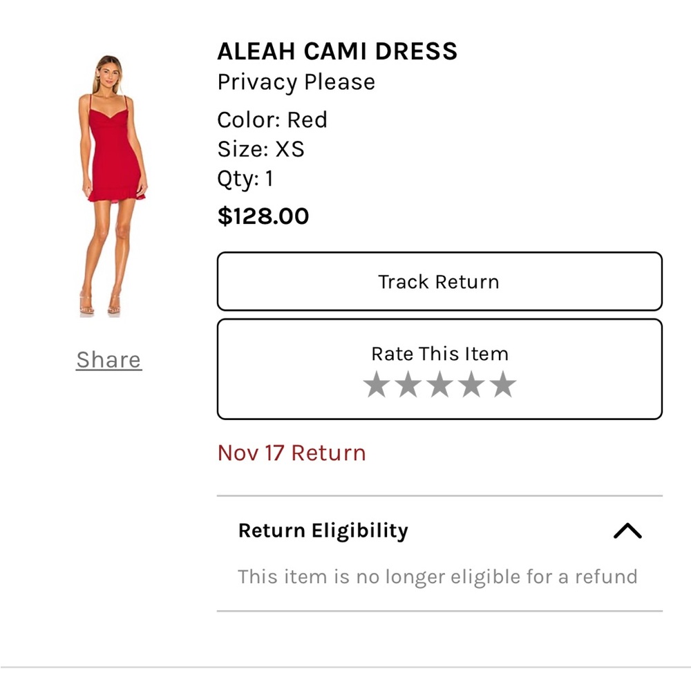 ✨WORN ONCE✨ Aleah Cami Dress - Picture 5 of 12